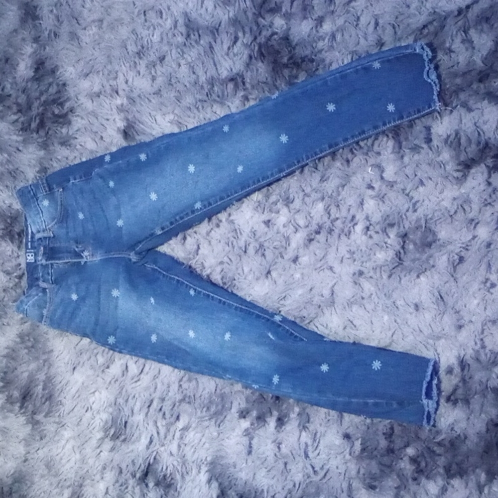 NOBO daisy print jeans